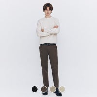 [롯데온] 지오다노 코튼 테이퍼드 밴딩 슬랙스 팬츠 (24,900원/무료)